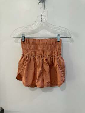 FP Movement The Way Home Athletic Shorts in Red Earth